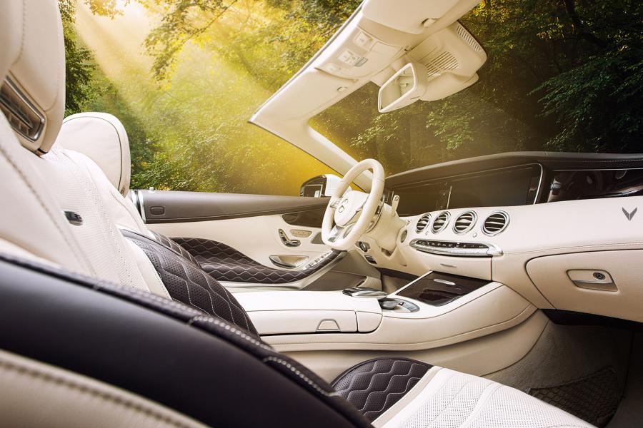 Интерьер Mercedes-AMG S63 Cabriolet by Vilner 2018 года  (фото 11 из 15)